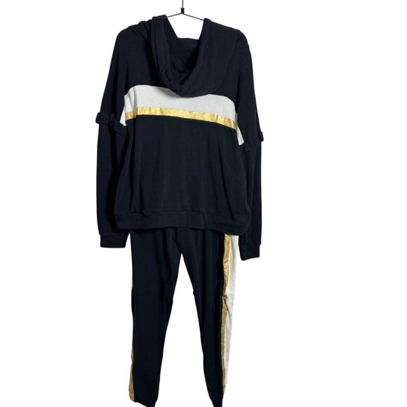 Generation Love Black Hoodie & Sweatpants tracksuit set size small - Picture 9 of 9